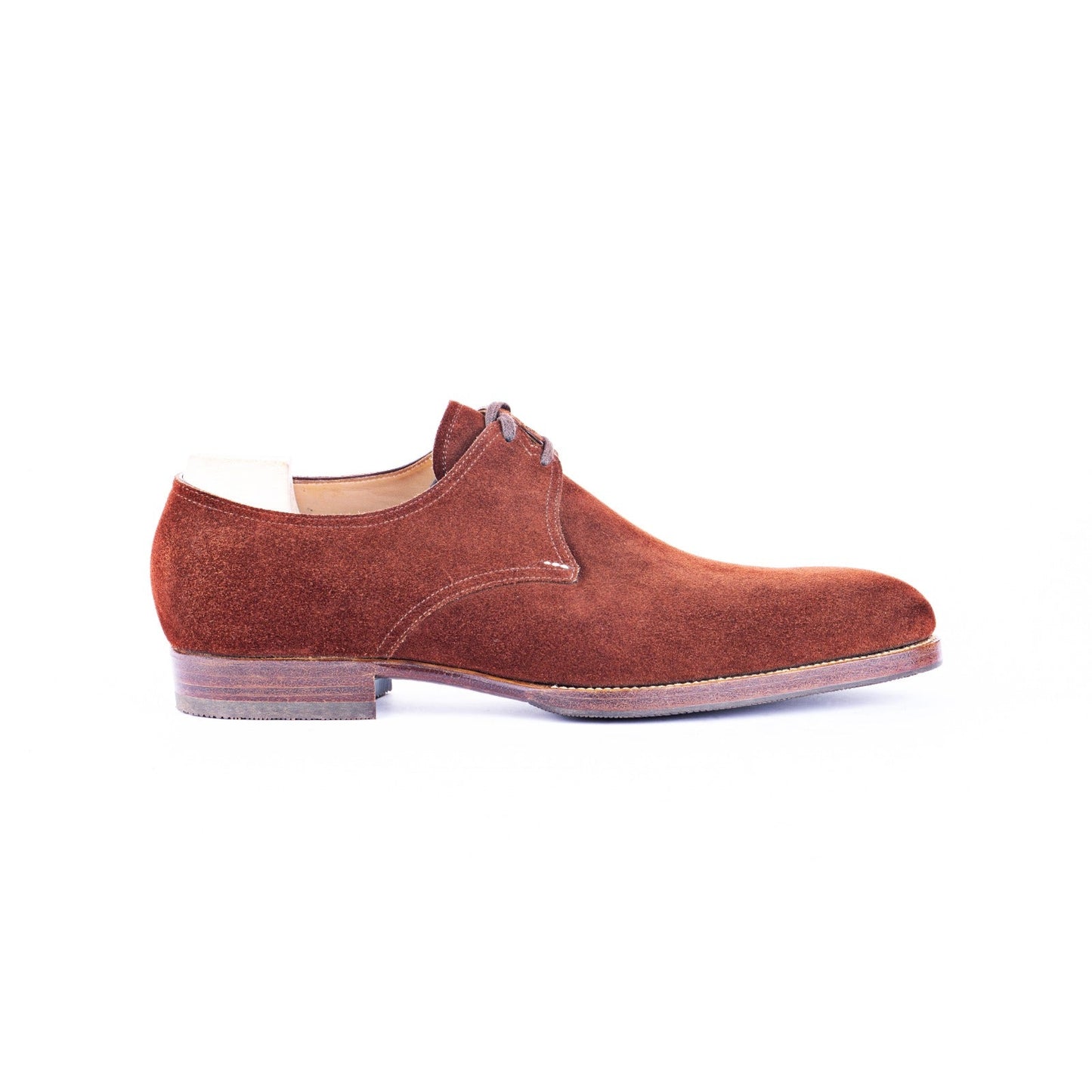 Two eyelet Derby with plain tip
