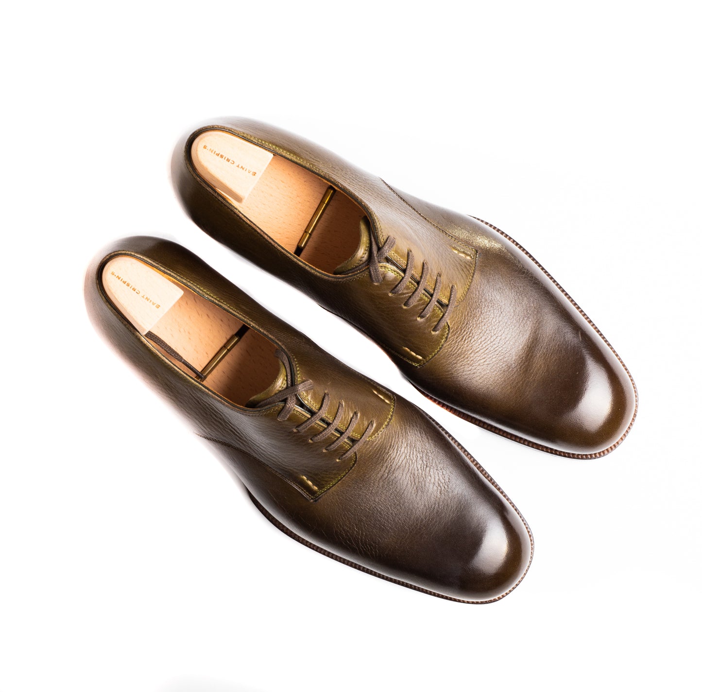 Five eyelet Derby with plain tip