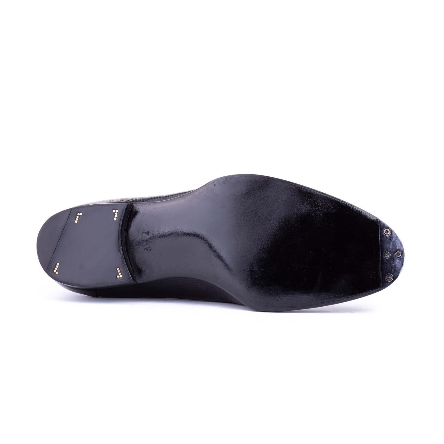 Five eyelet split toe Derby with hand stitched apron
