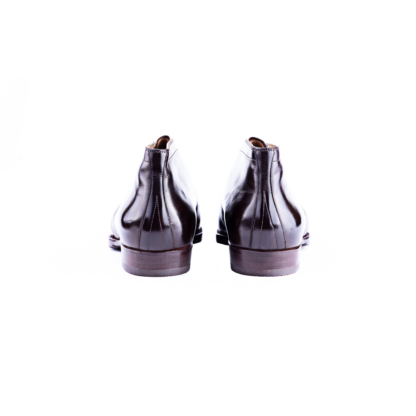 Chukka boots, dark brown Espresso Crust calf
