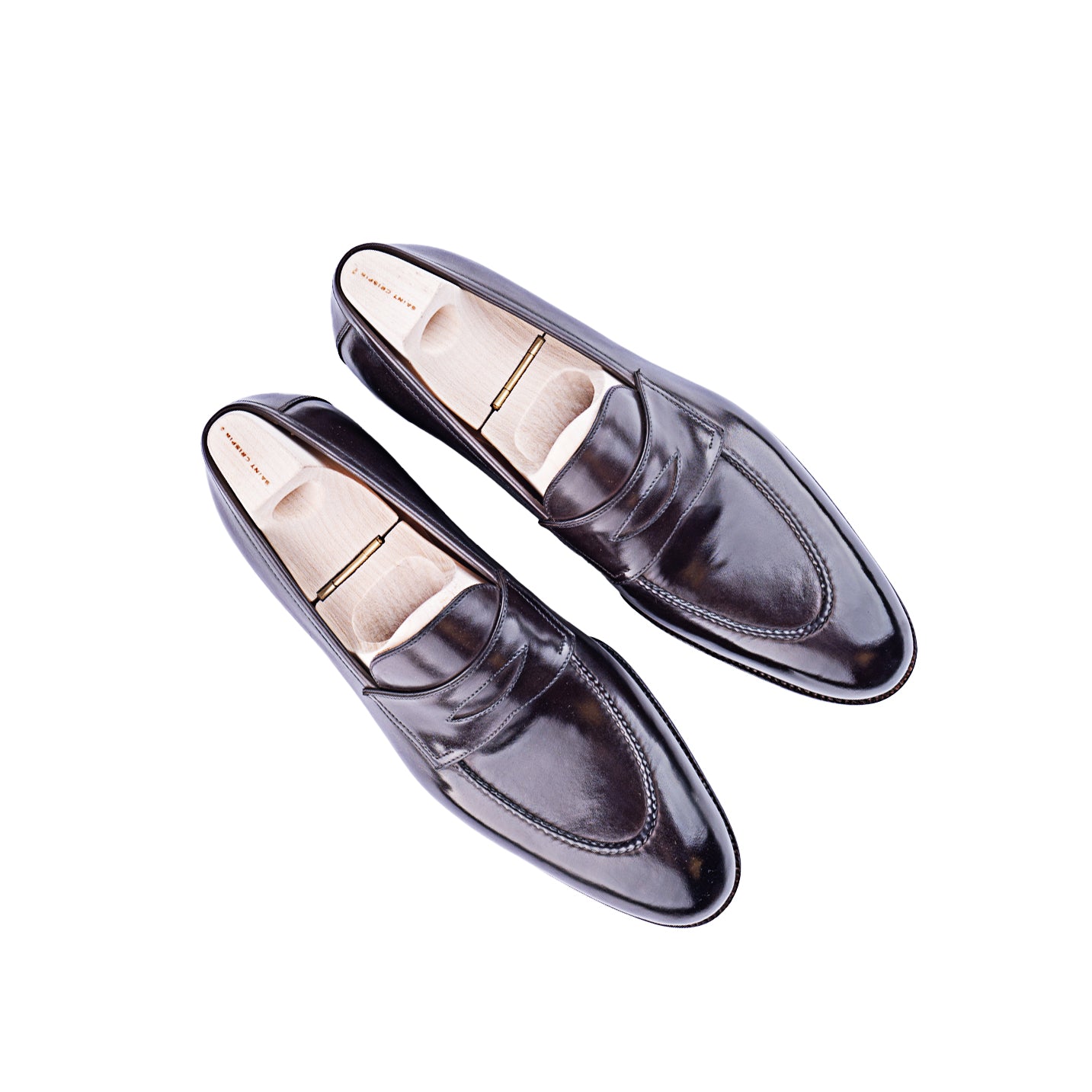 Classic penny loafer in Espresso dark brown Crust calf leather