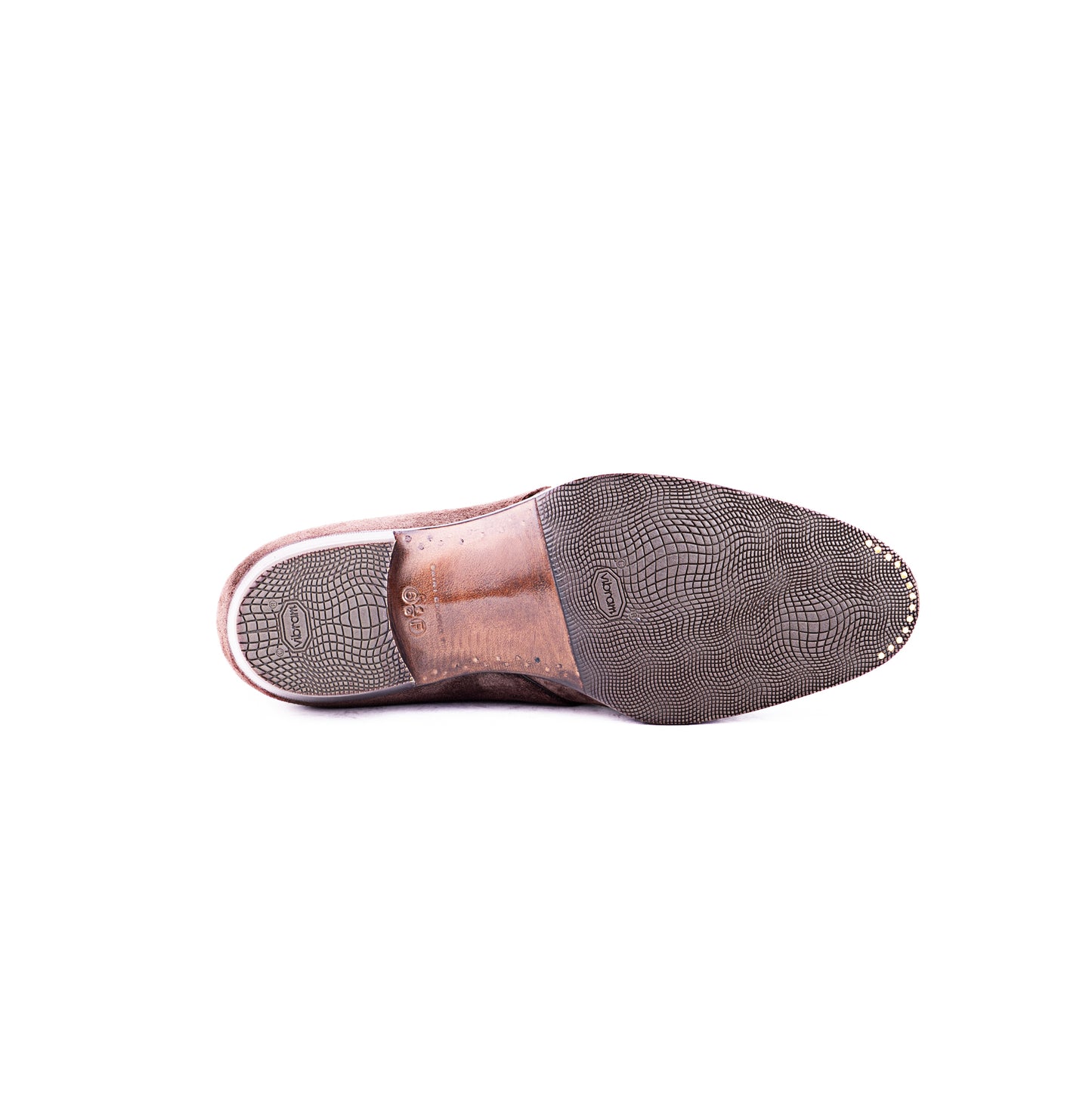 Chukka boots with handstitched Norwegian apron - 6.5F