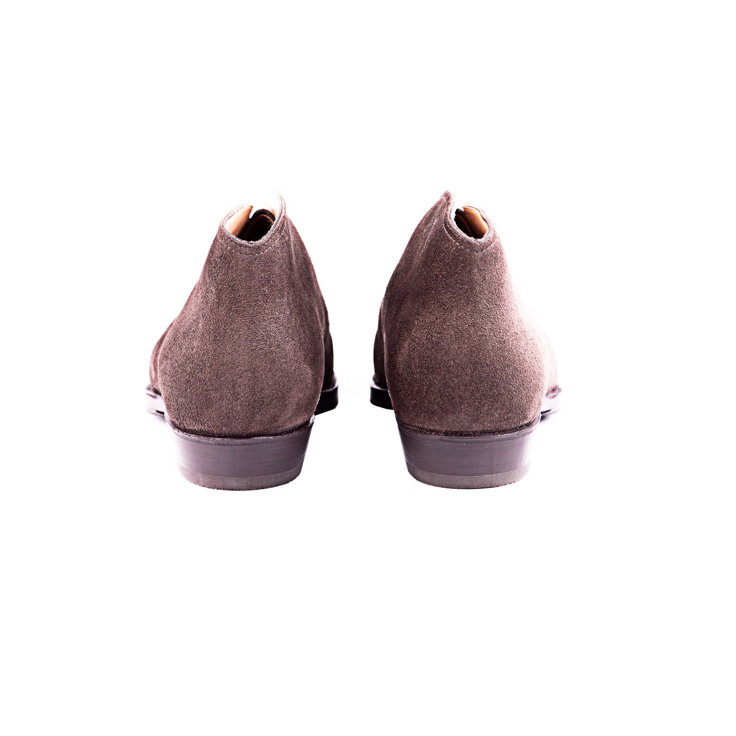 Chukka boots with handstitched Norwegian apron - 6.5F