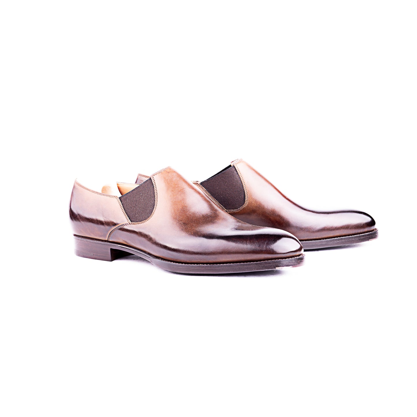 Elastic sided plain loafer - 7.5F