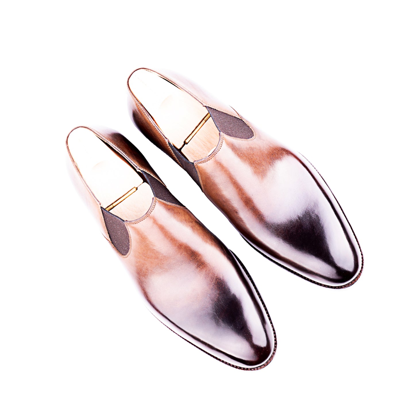 Elastic sided plain loafer - 7.5F