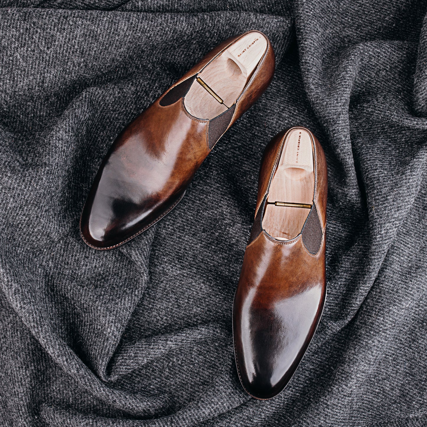 Elastic sided plain loafer - 7.5F