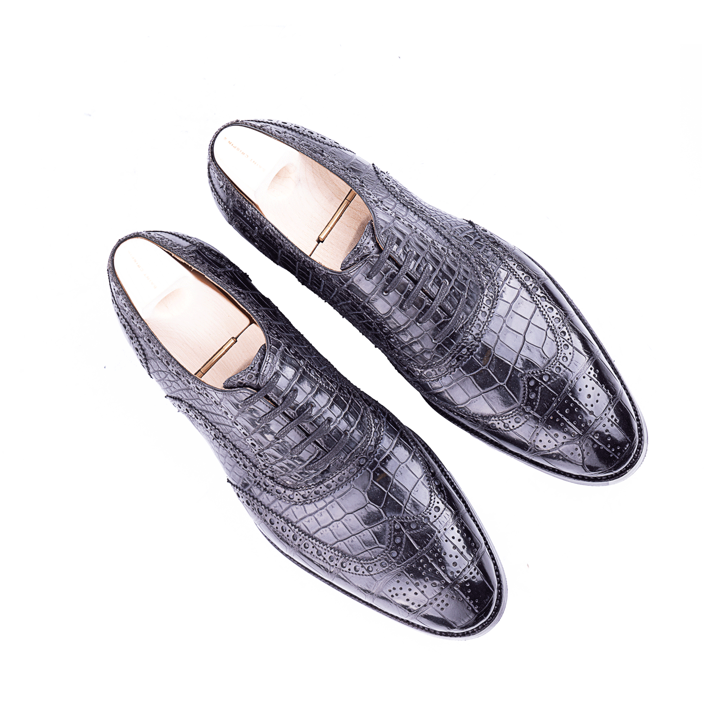 Oxford long wing, fully brogued