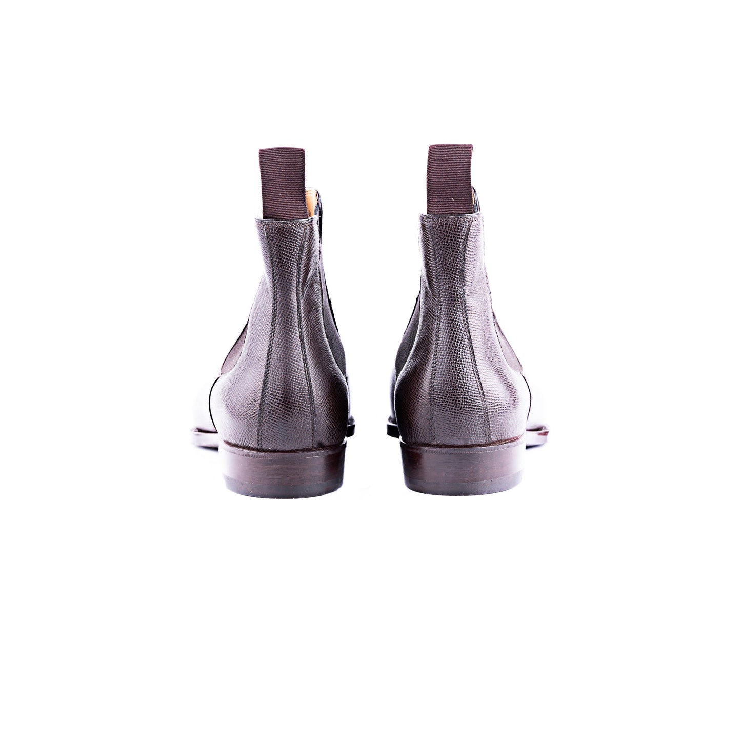 Chelsea boots, elastic sided, with SC signature facing (V)
