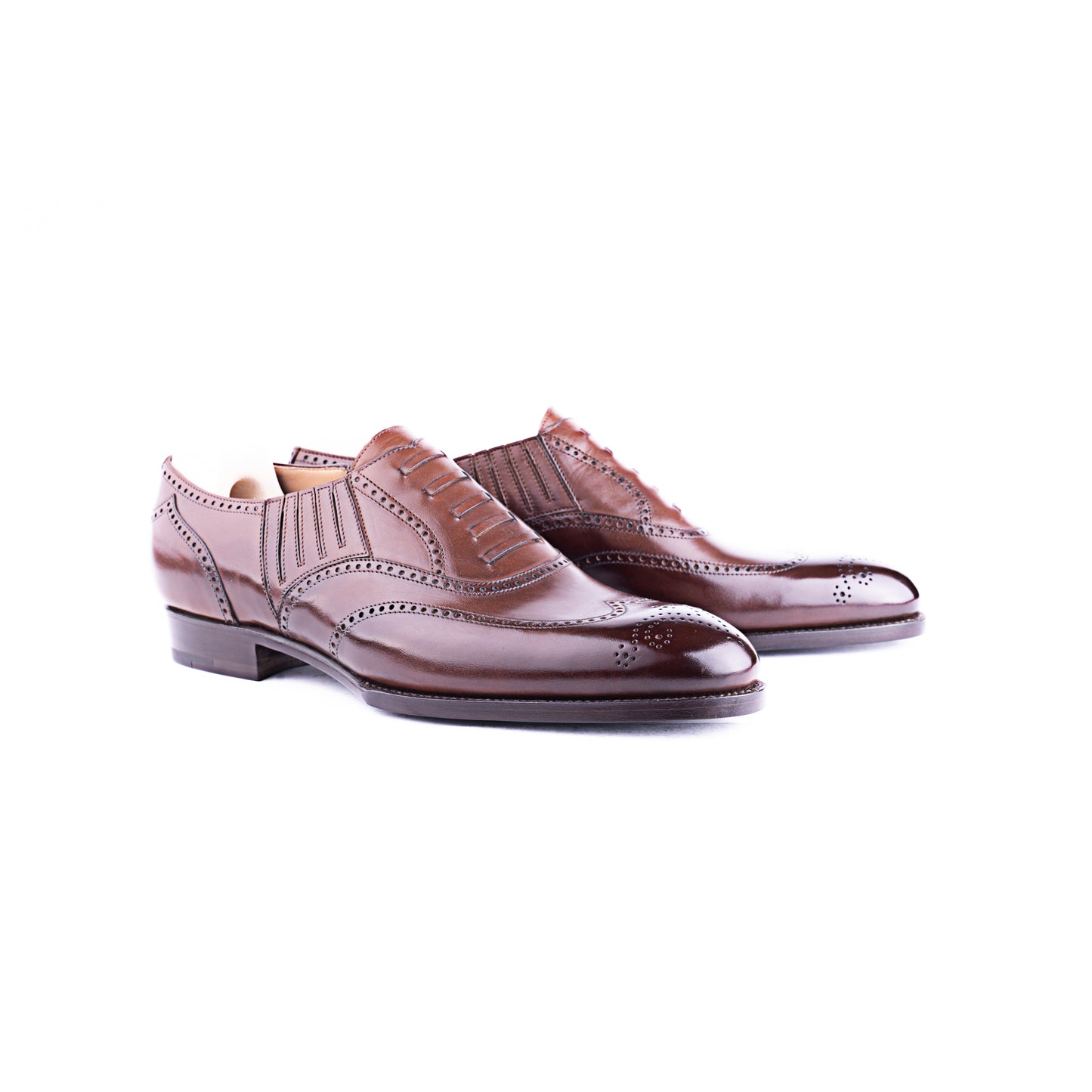 Lazy man with wing tip, broguged - 10F