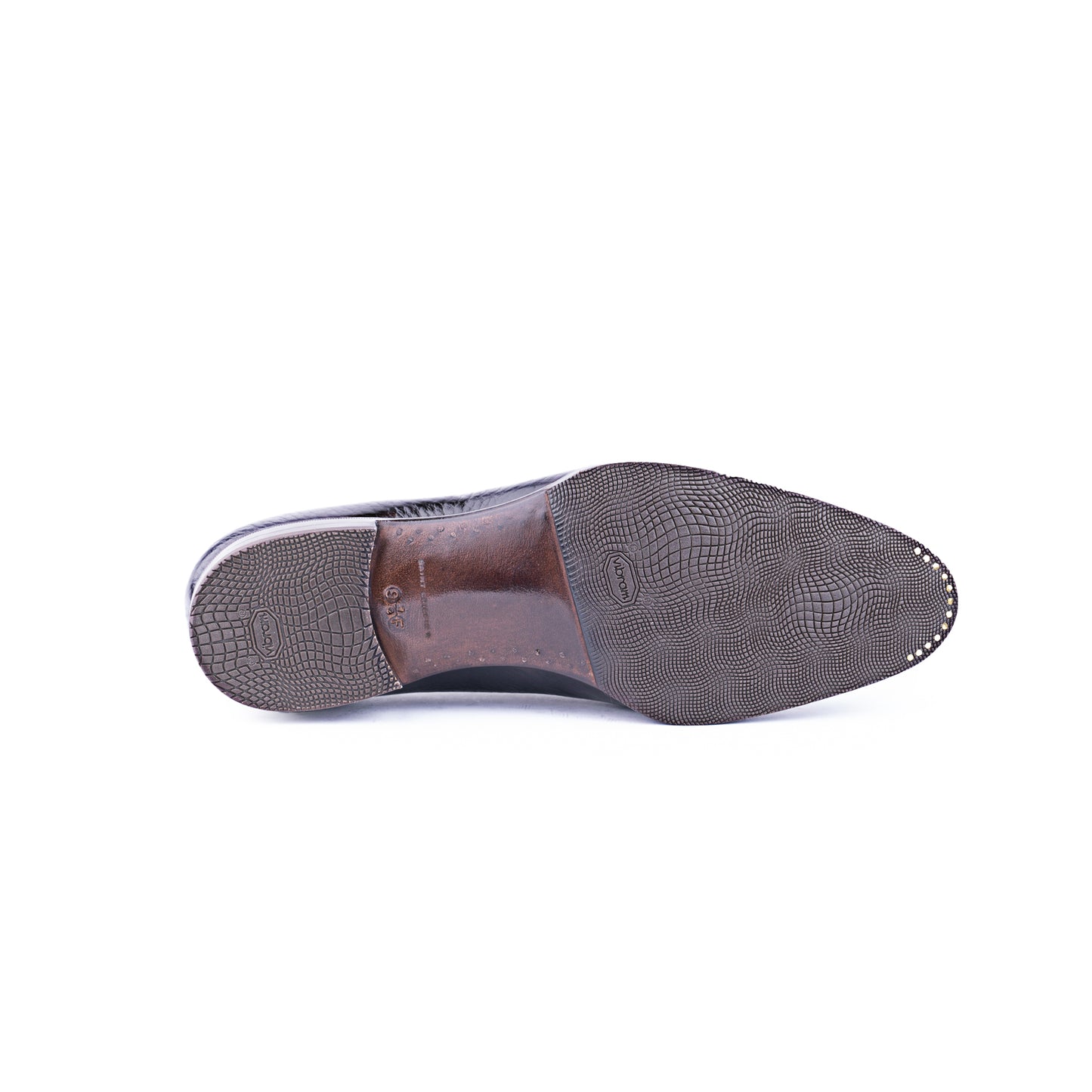 Five eyelet split toe Derby with hand stitched apron
