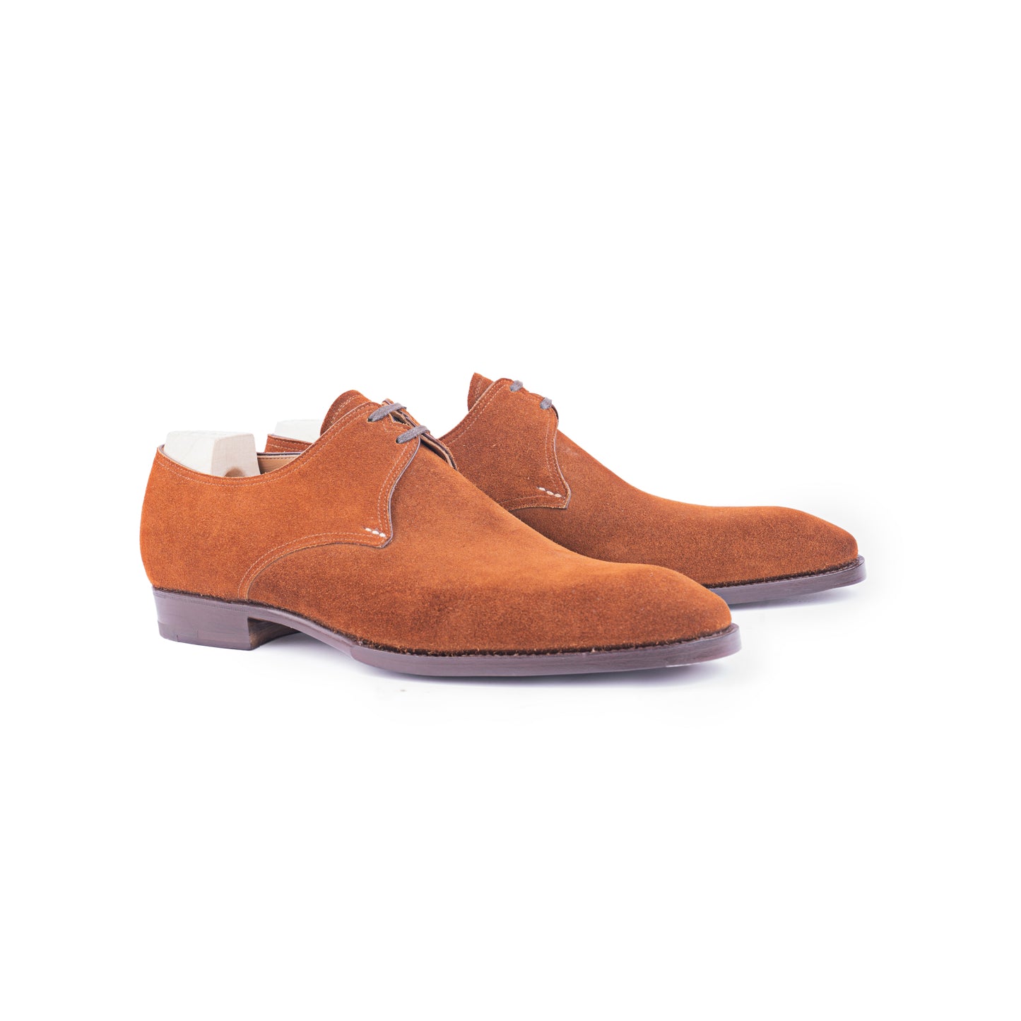 Derby, two eyelets, plain tip