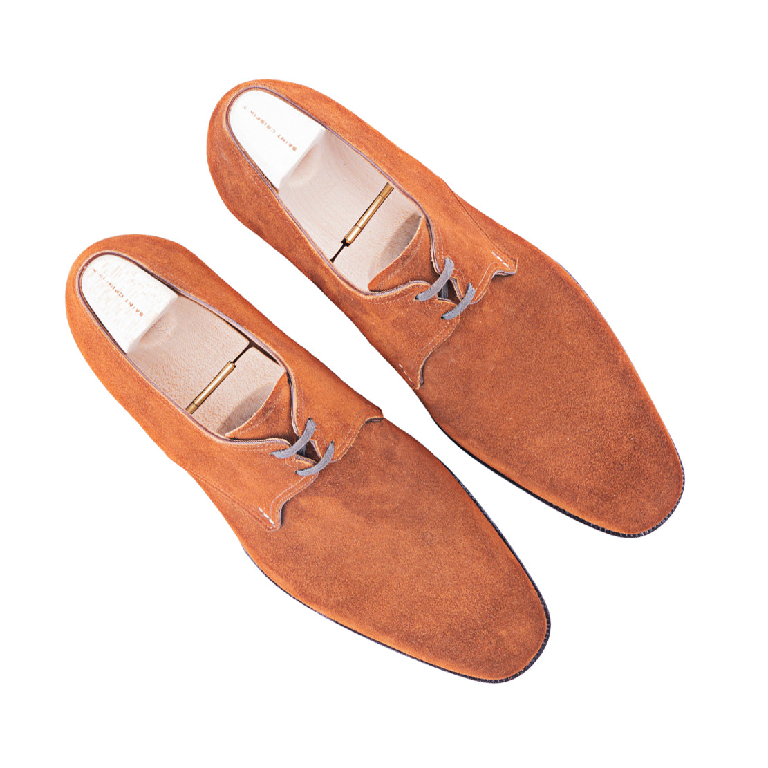 Derby, two eyelets, plain tip