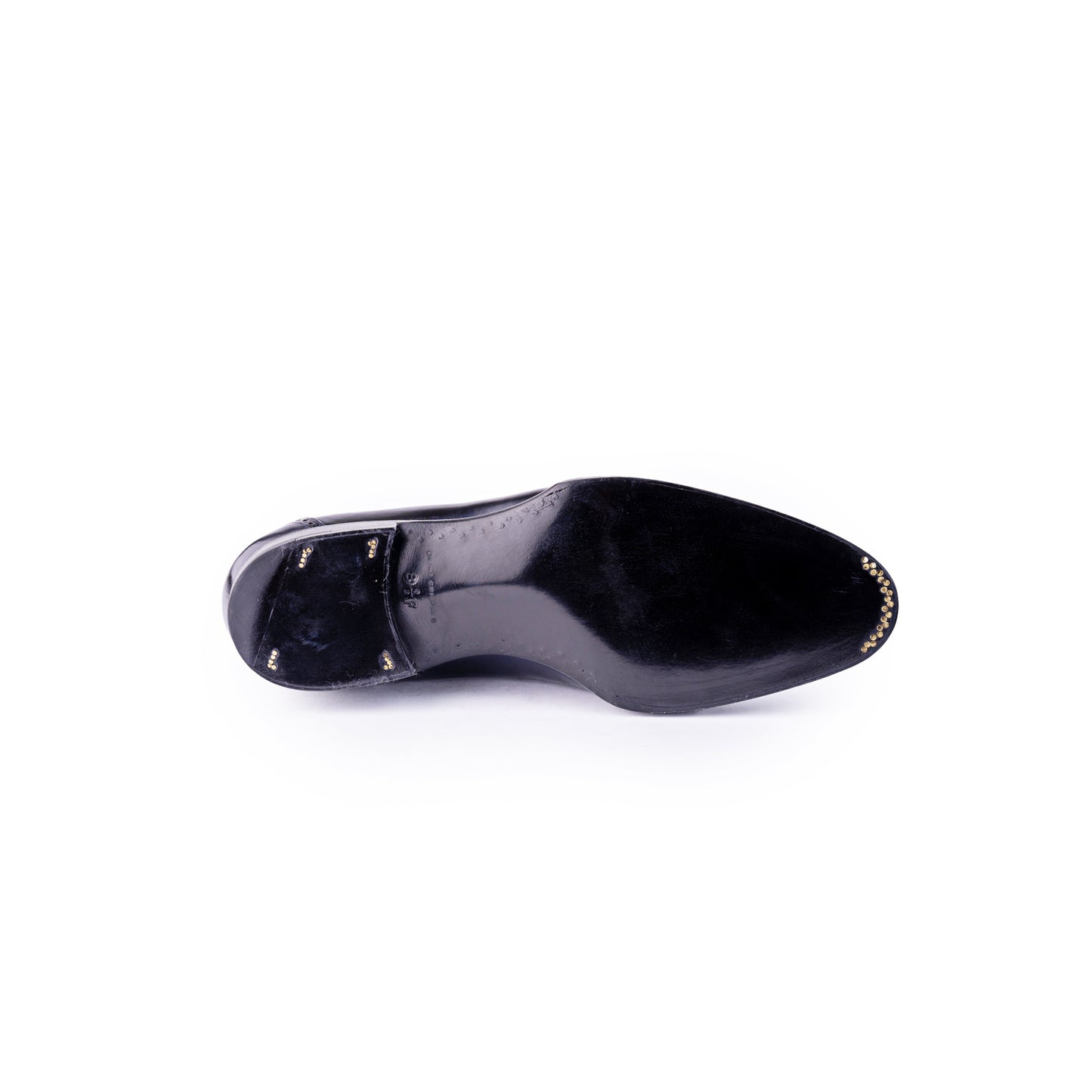 The Queens - Elegant Oxford in dark blue Crust calf leather