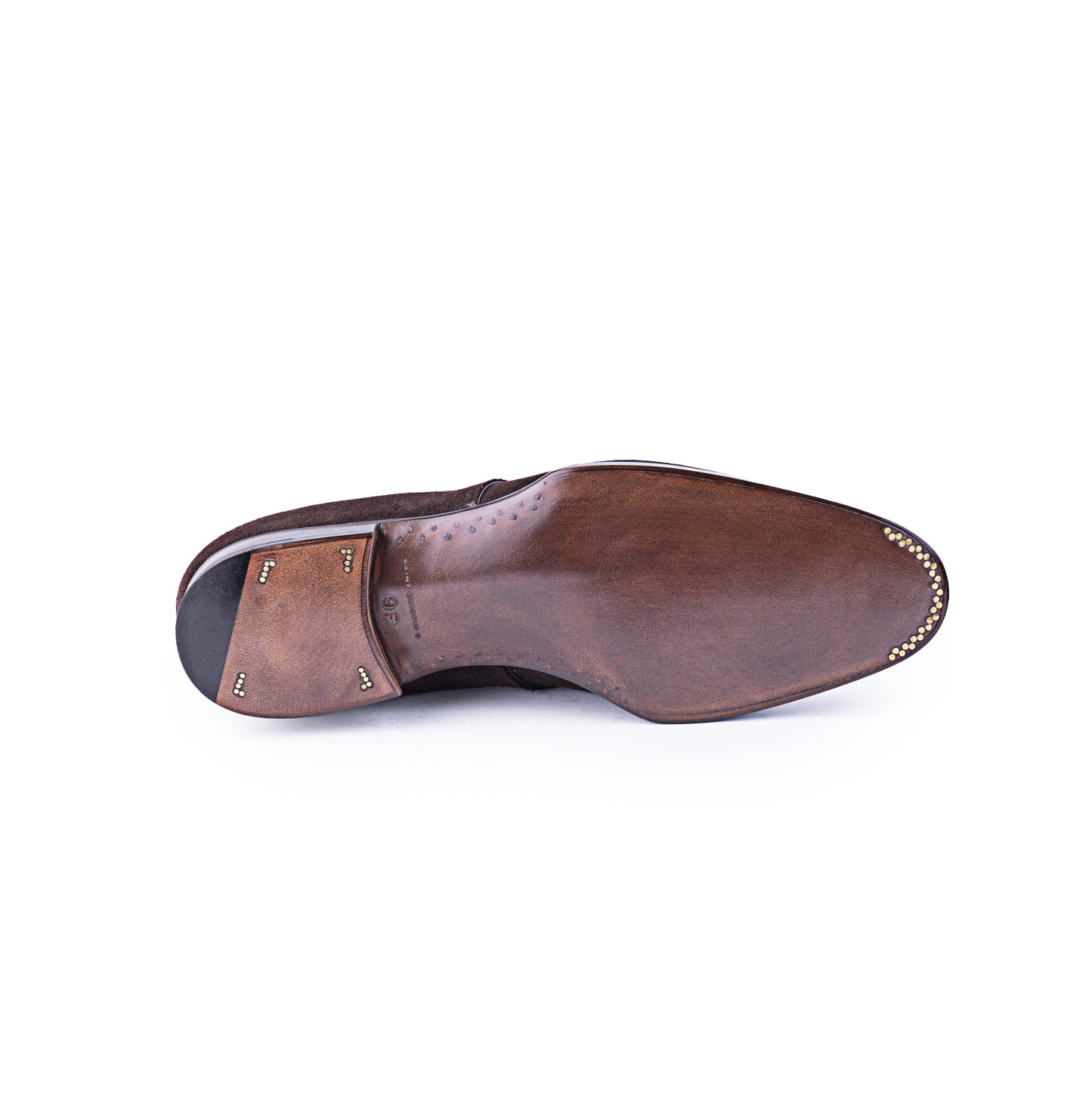 One eyelet Derby with plain tip