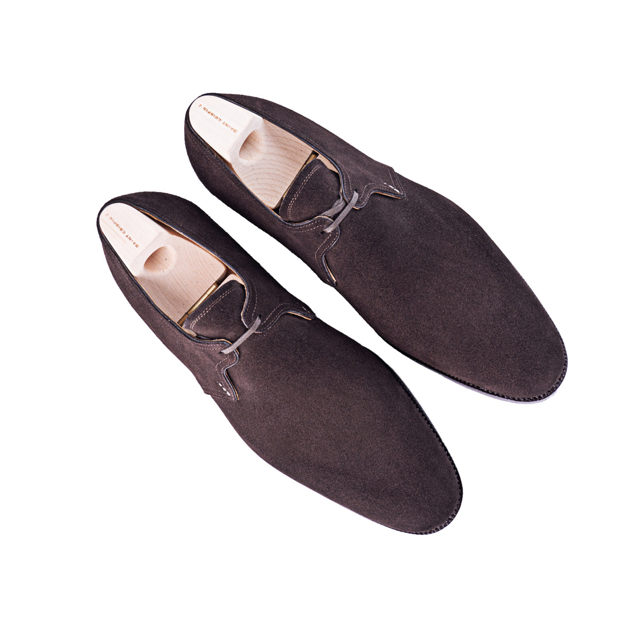 One eyelet Derby with plain tip