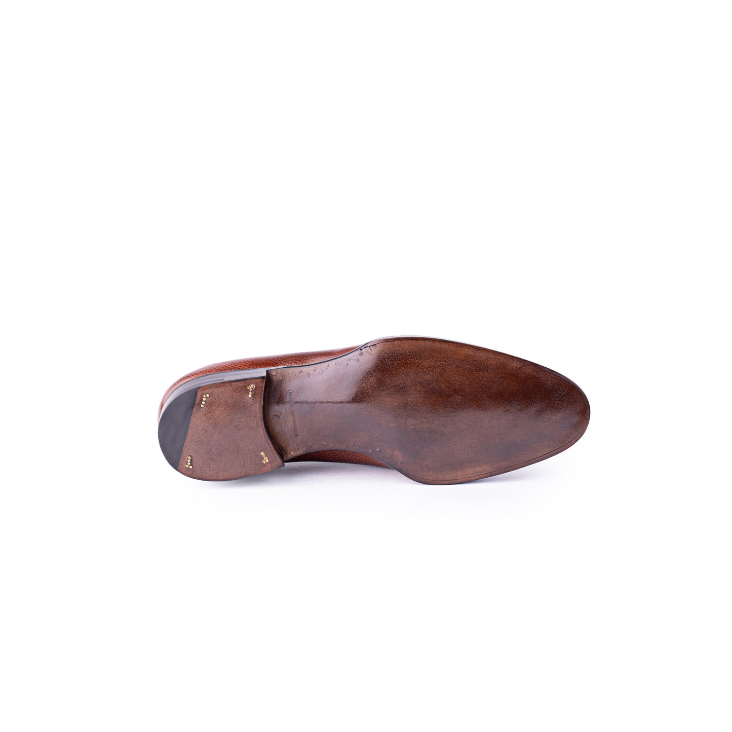 Five eyelet split toe Derby with hand stitched apron