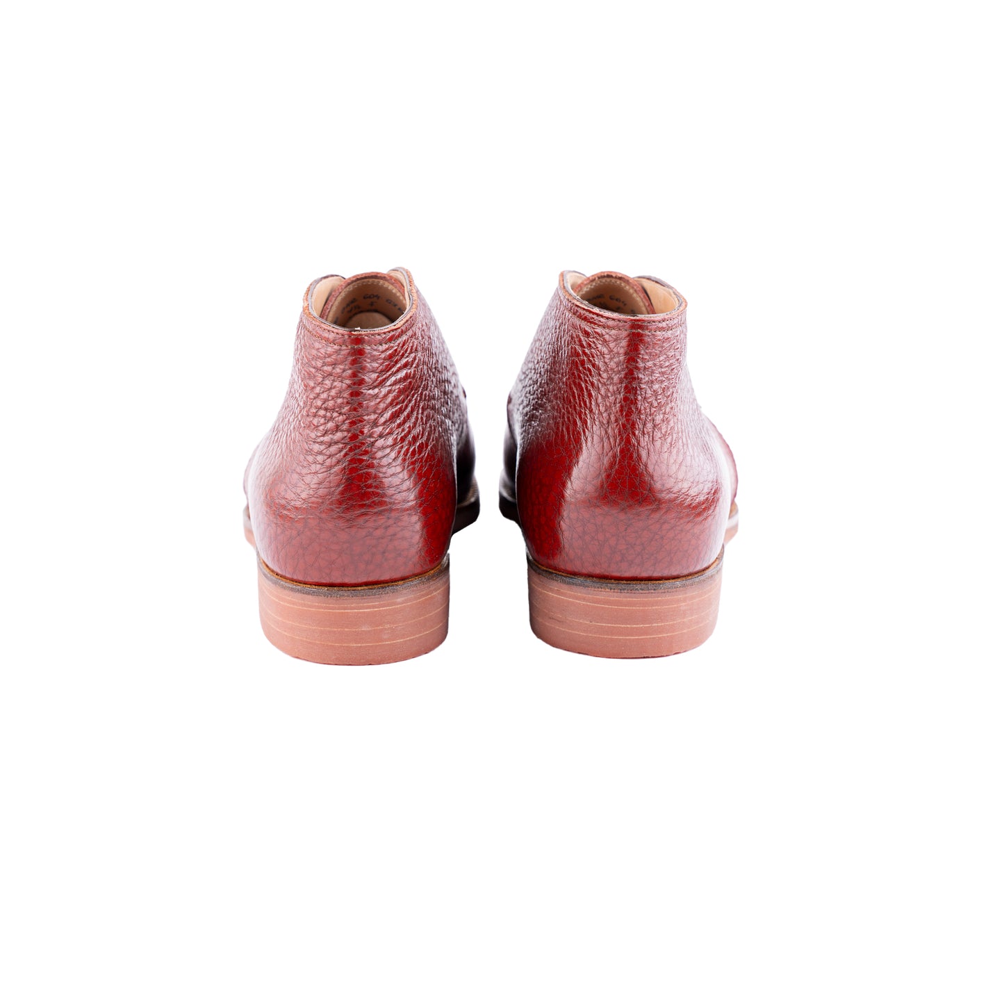 Chukka boots with three eyelets