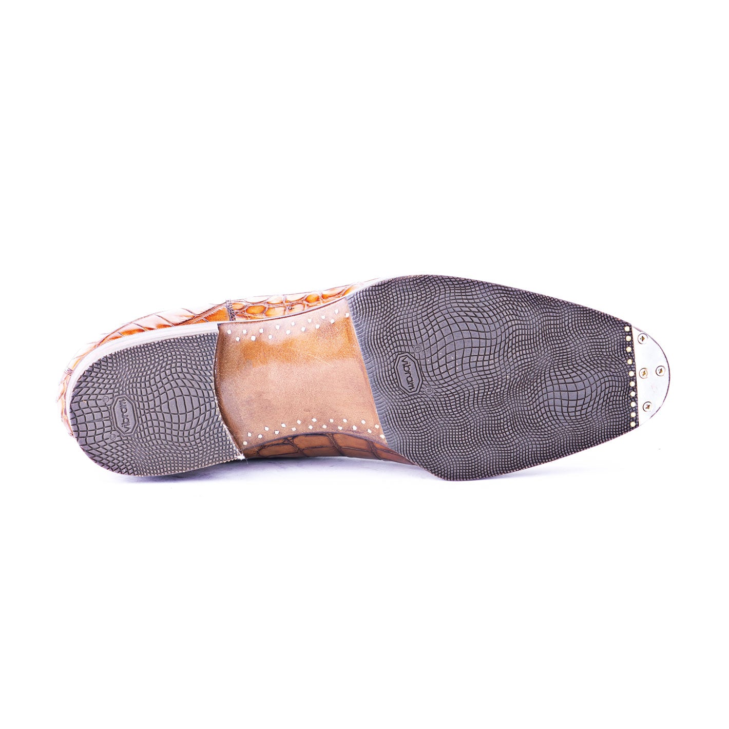 Chelsea boots, elastic sided, alligator leather with SC signature facing (V)
