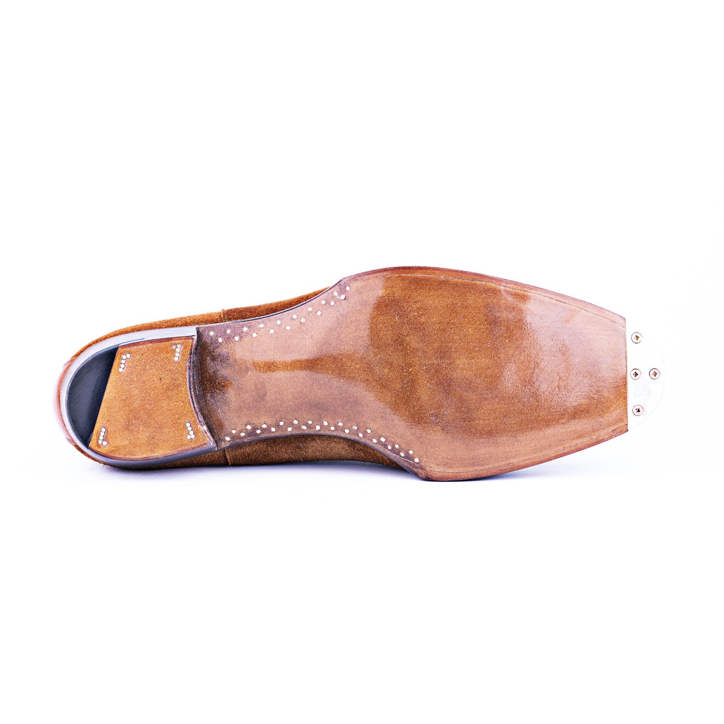 Special Chelsea boots, elastic sided, with SC signature facing (V)