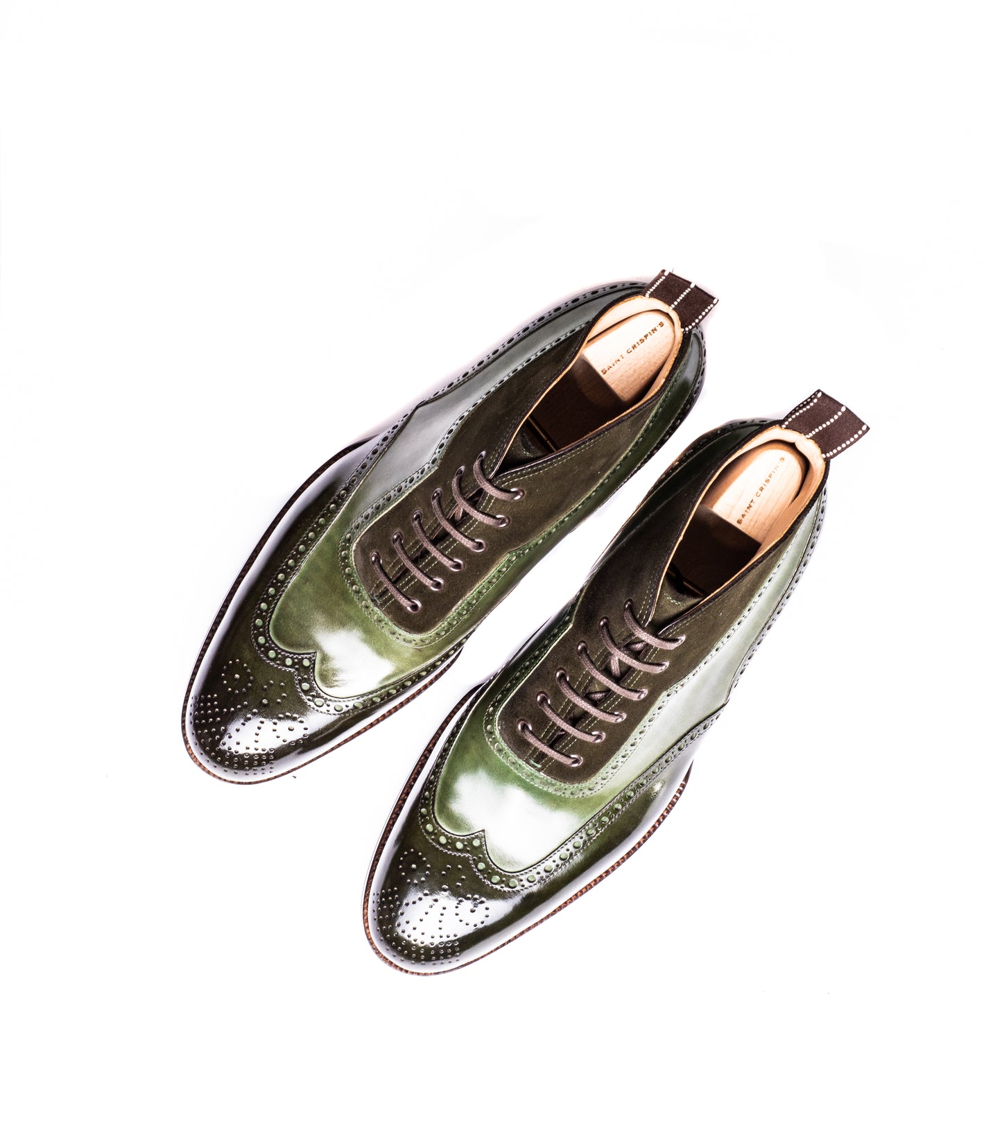 Oxford bootee with brogueing