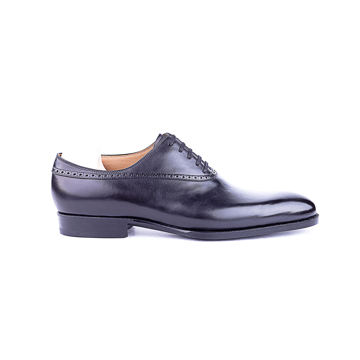 Elegant dress Oxford with lower, brogued topline