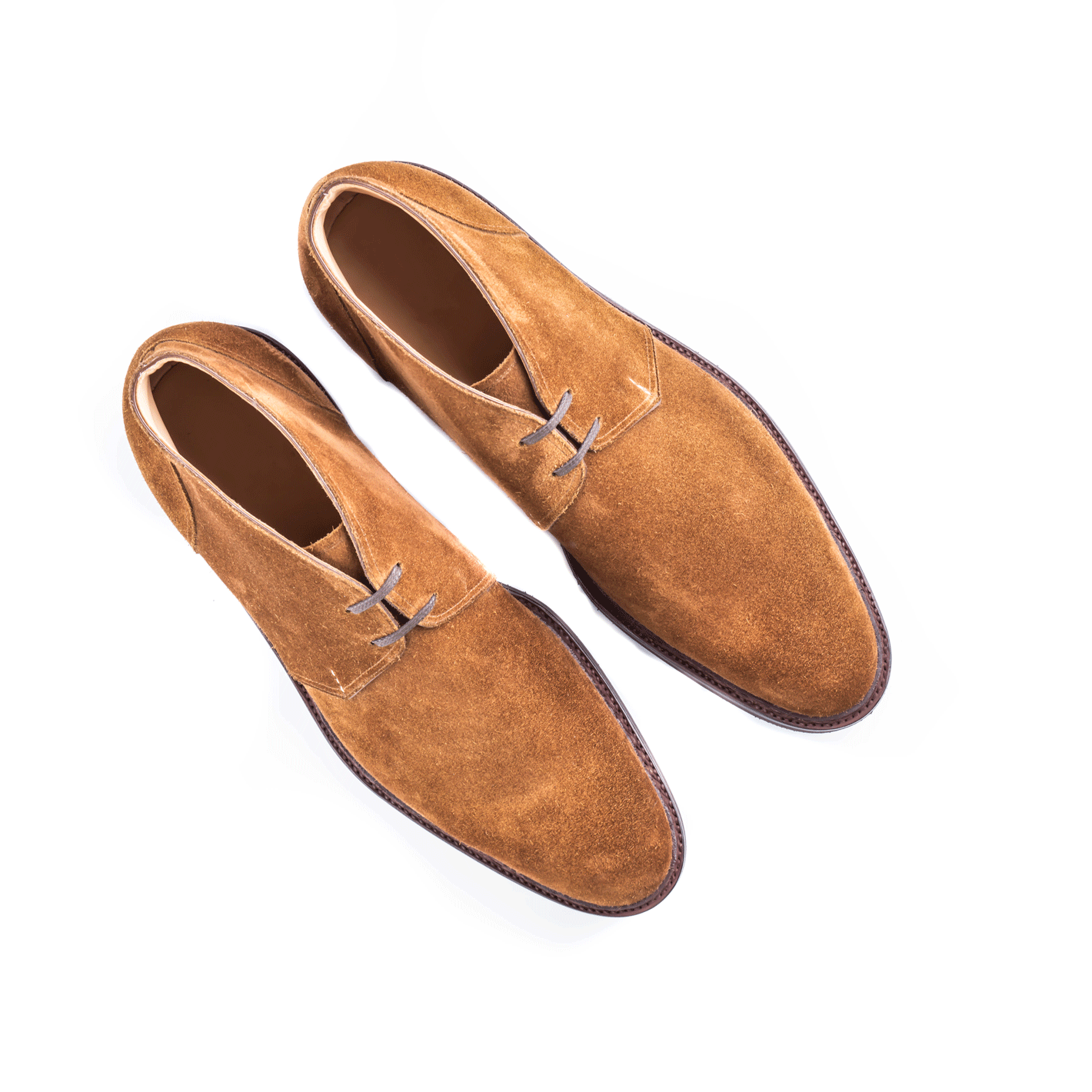 Chukka boots with two eyelets