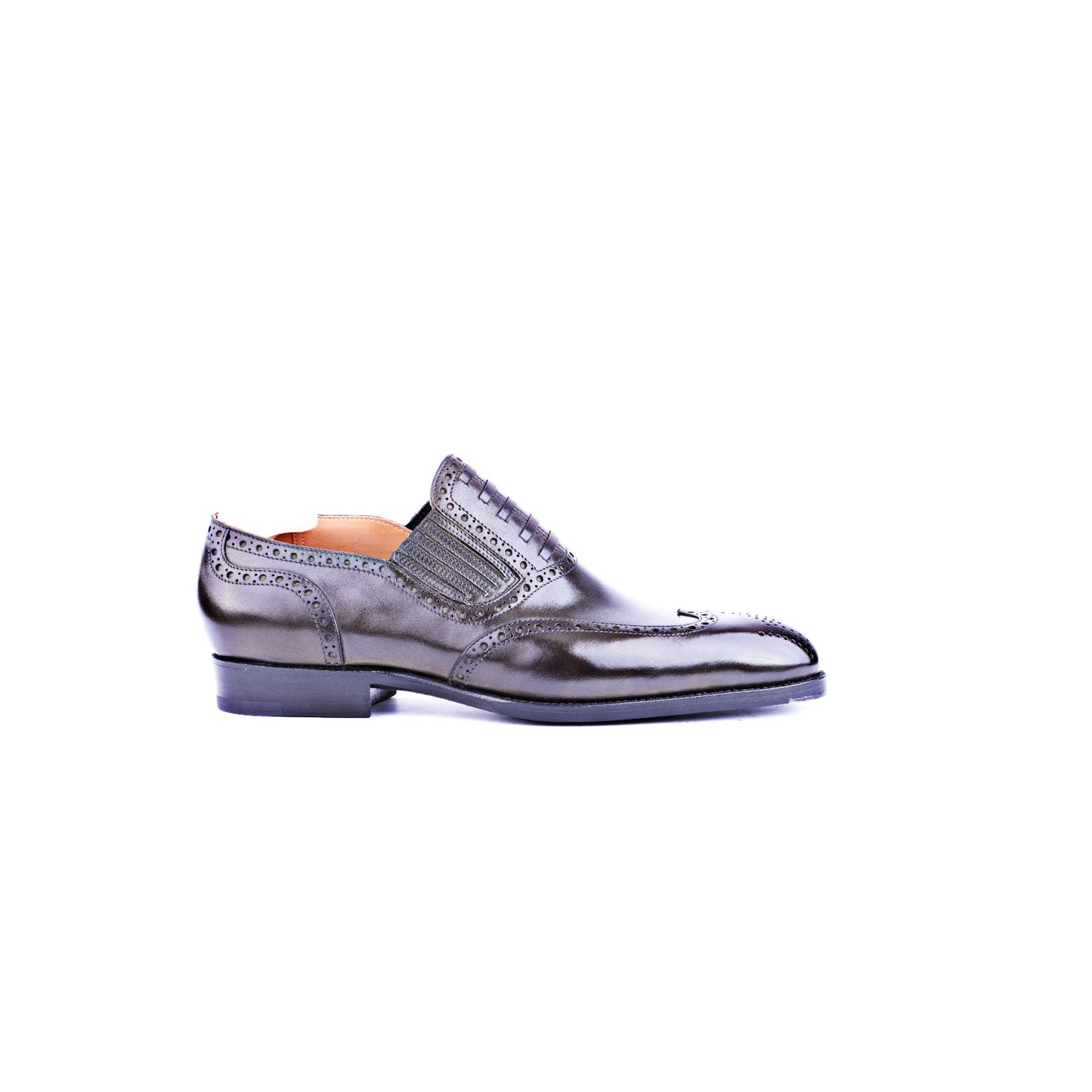 Long wing tip full brogue Lazy Man