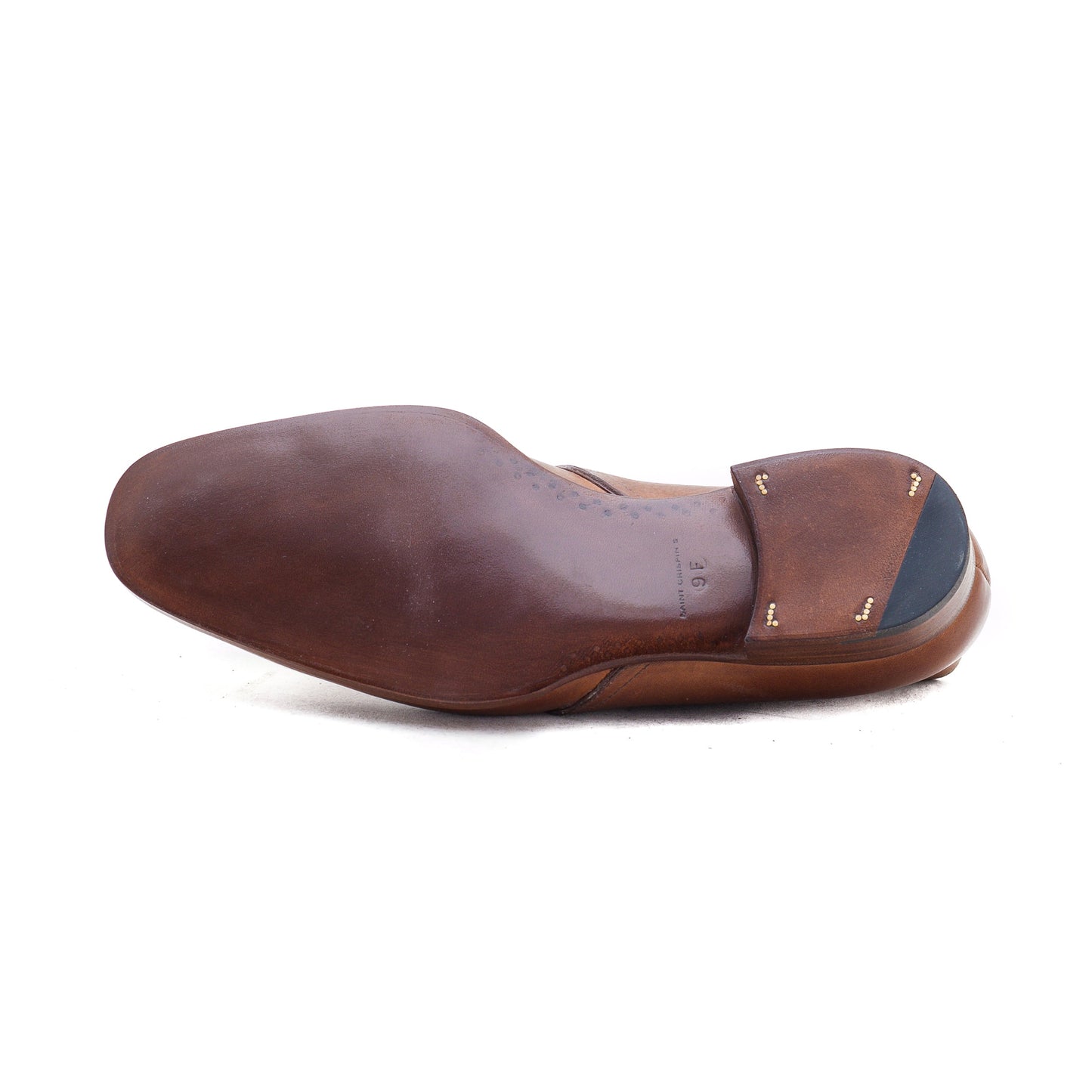 Chukka Boots, curved topline, mid brown, bovine leather