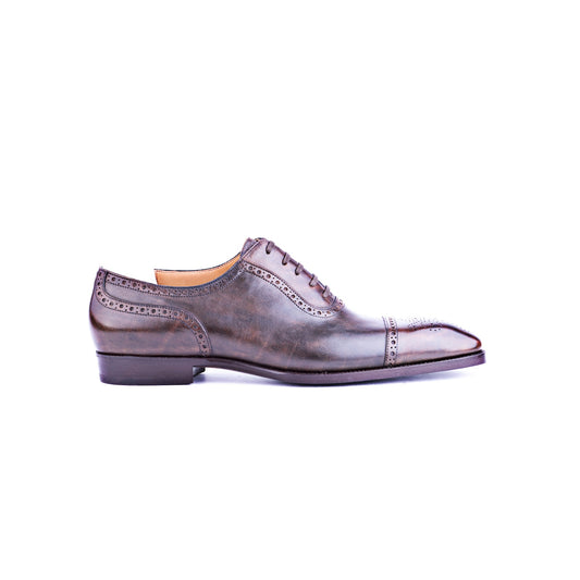 Oxford, toe box, top line, counter and vamp