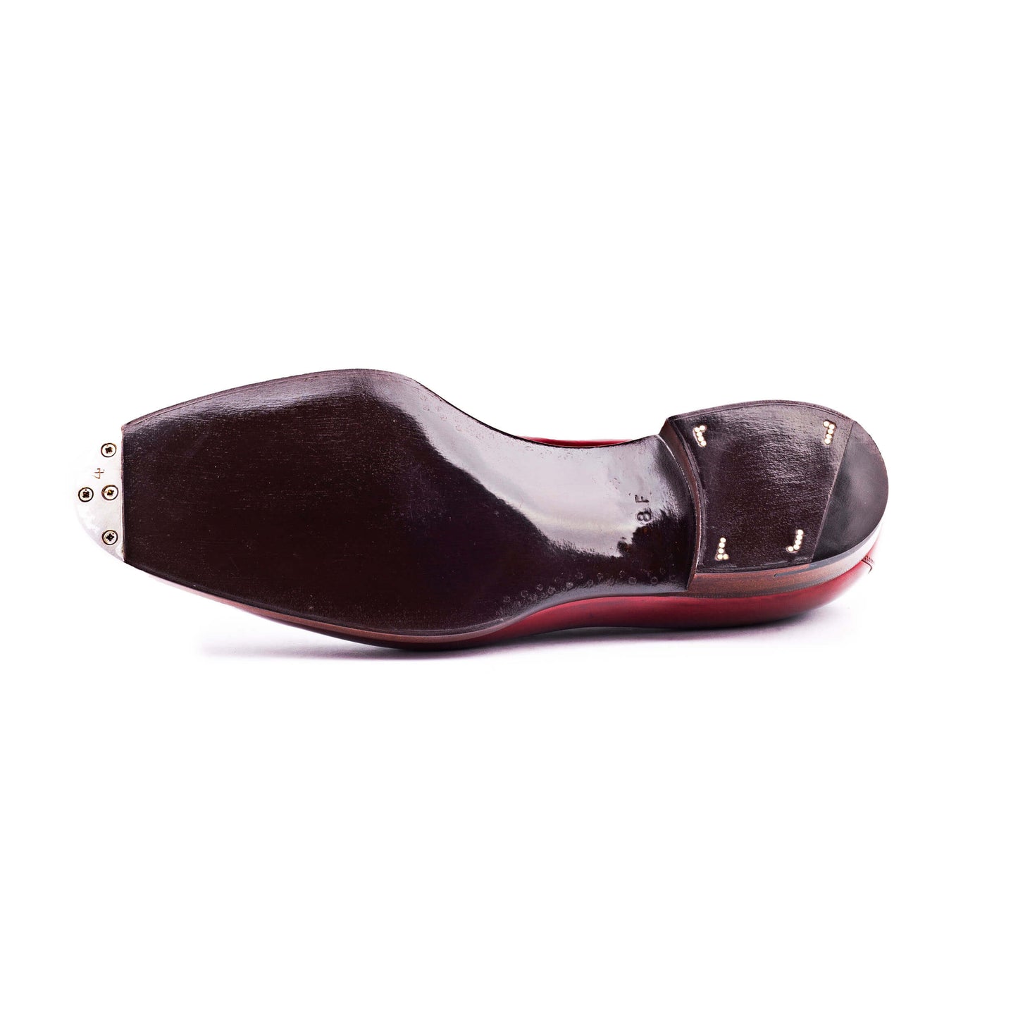 The Entwined Loafer in Burgundy Crust calf leather