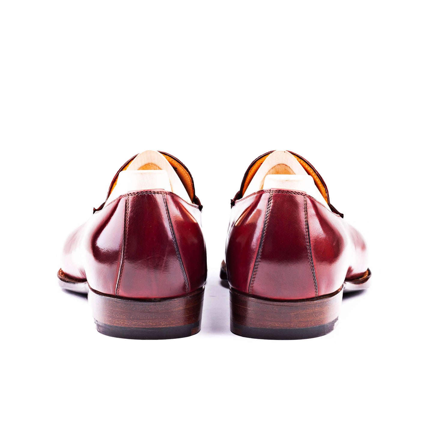 The Entwined Loafer in Burgundy Crust calf leather