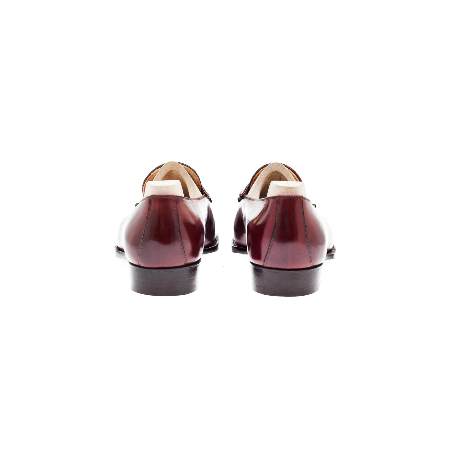 Entwinded loafer in Burgundy Crust calf leather