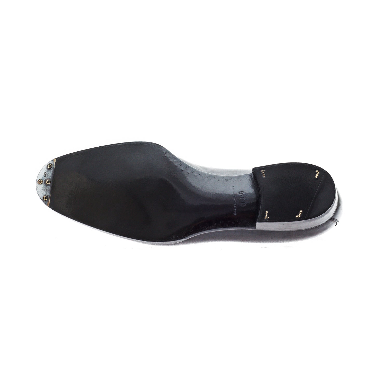 Simple loafer with hand stitched apron