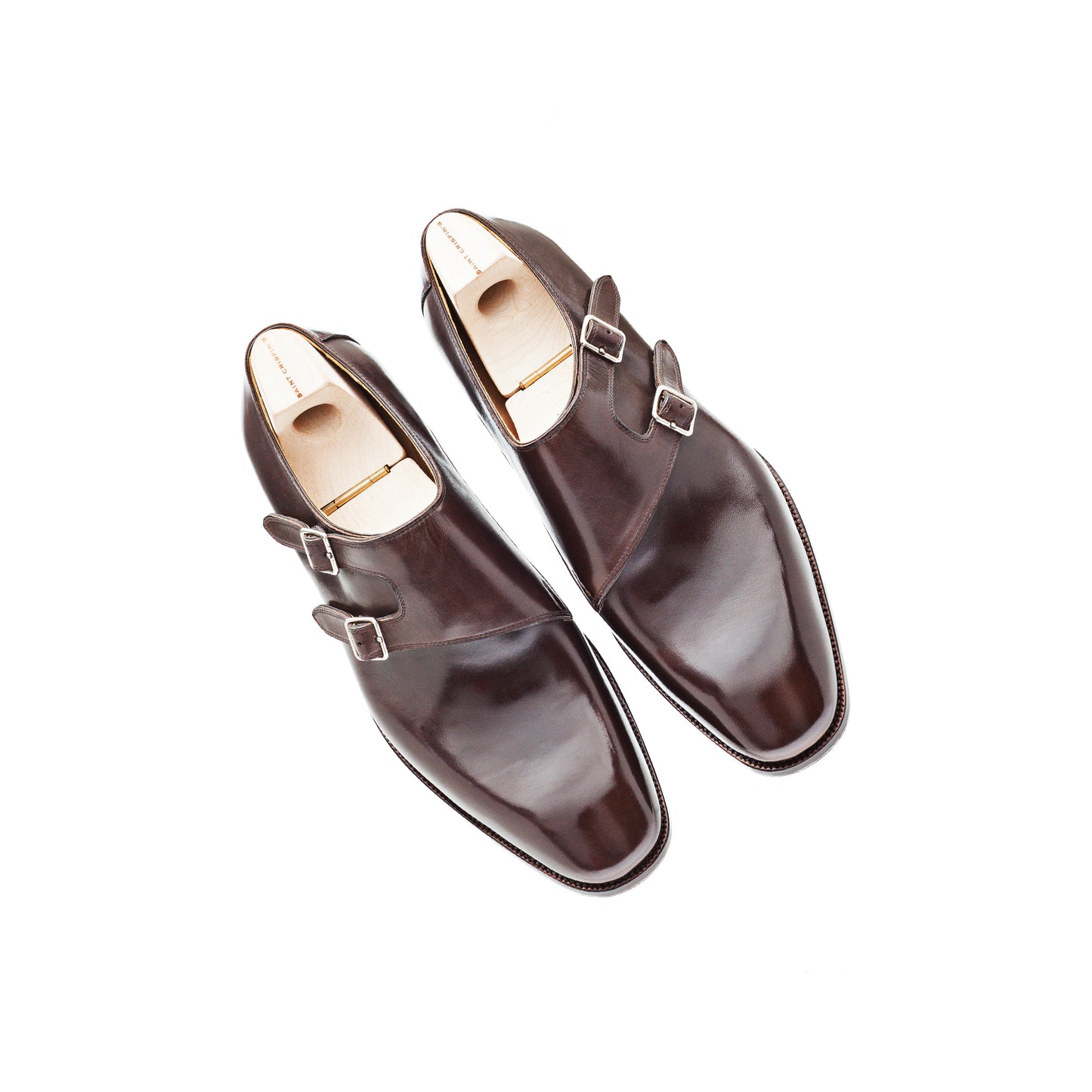 Double buckle Monk with parallel straps