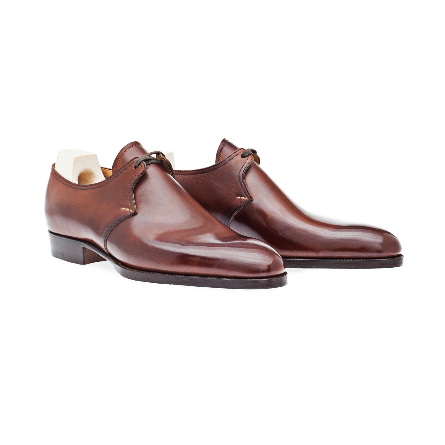 One eyelet Derby with plain tip
