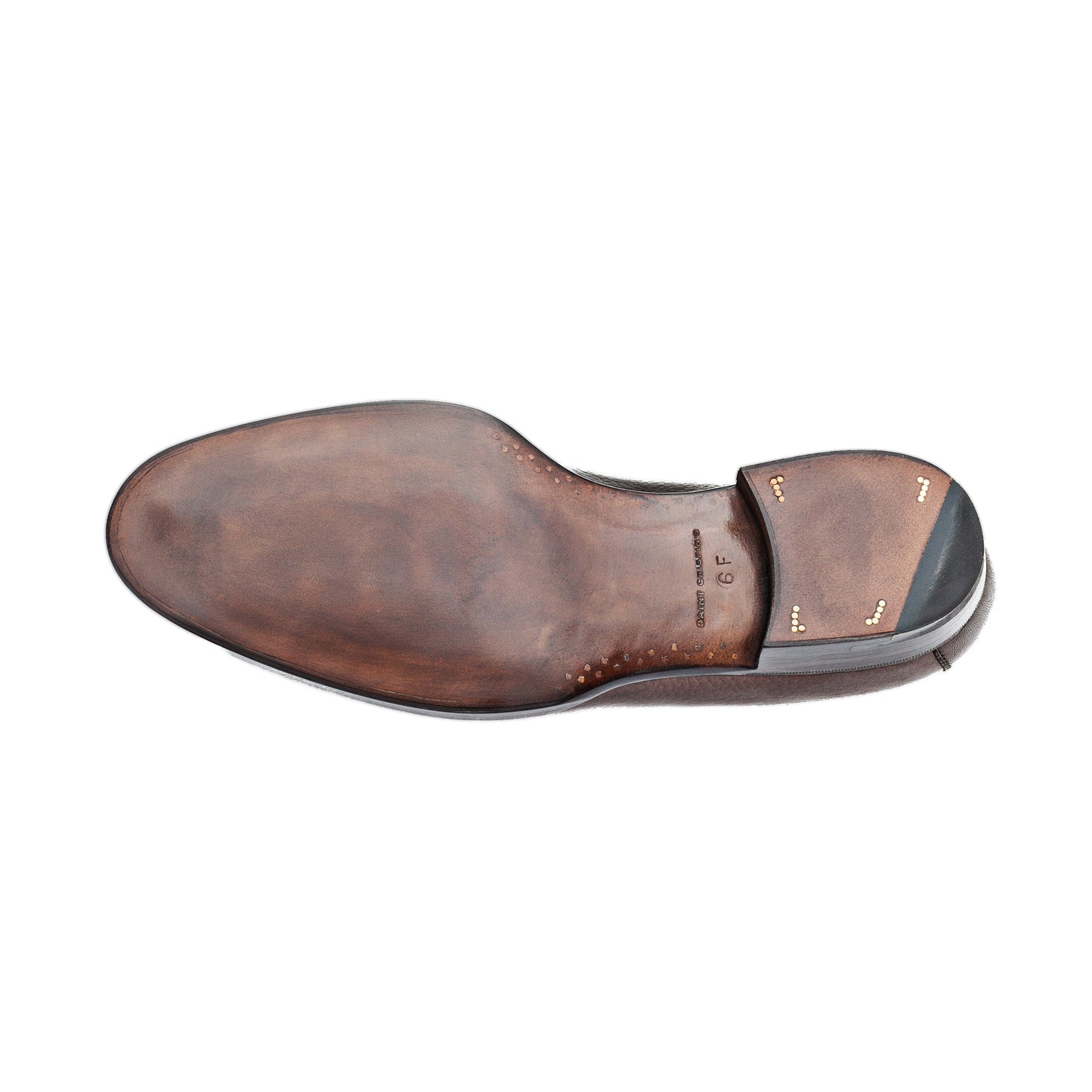 Five eyelet split toe Derby with Norwegian apron and second top line