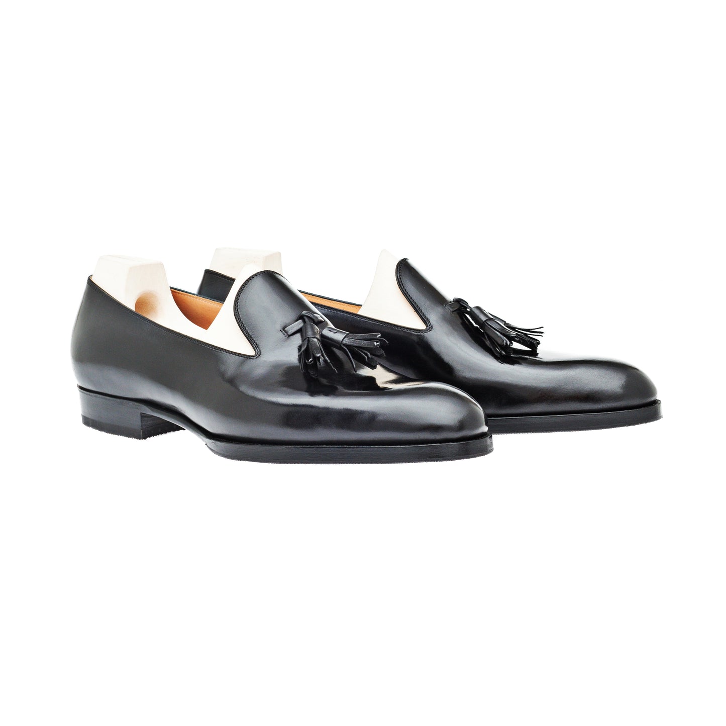 Puristic, plain Loafer with tassels