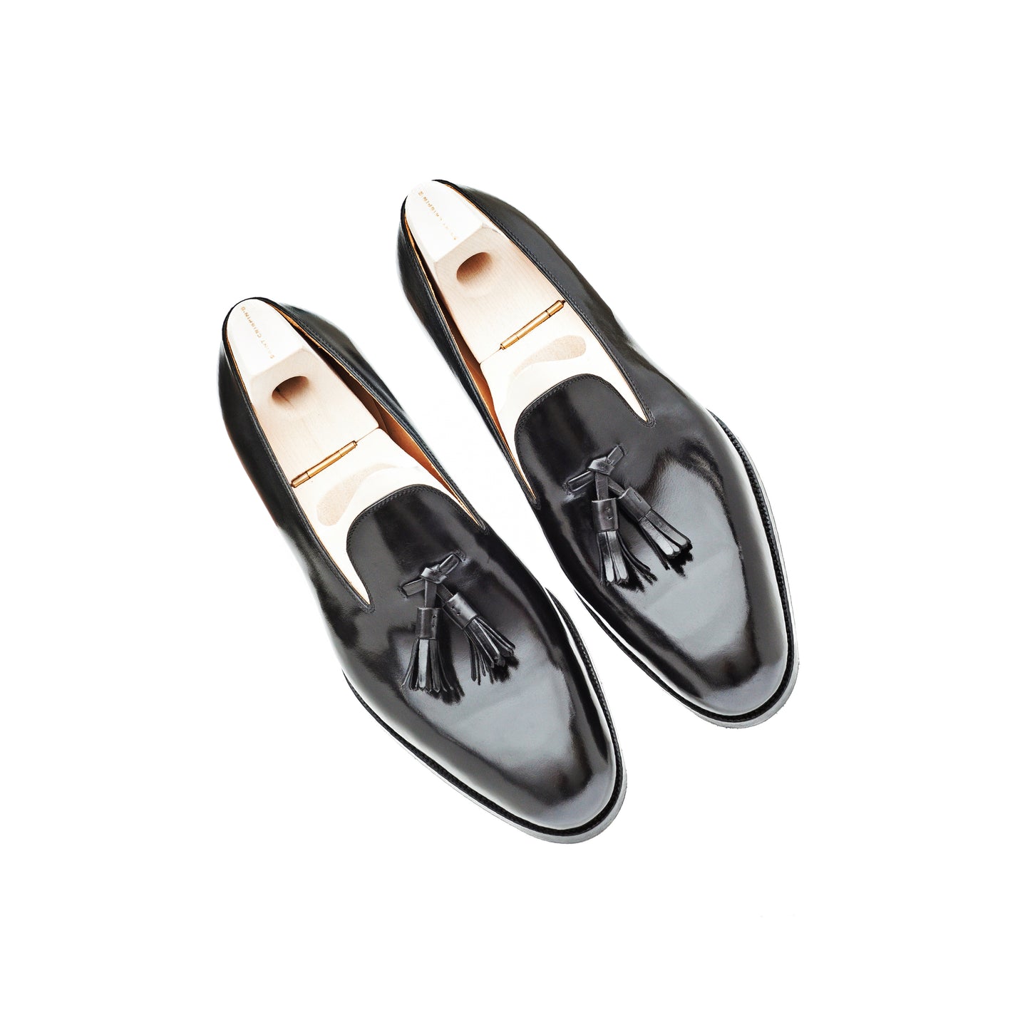 Puristic, plain Loafer with tassels