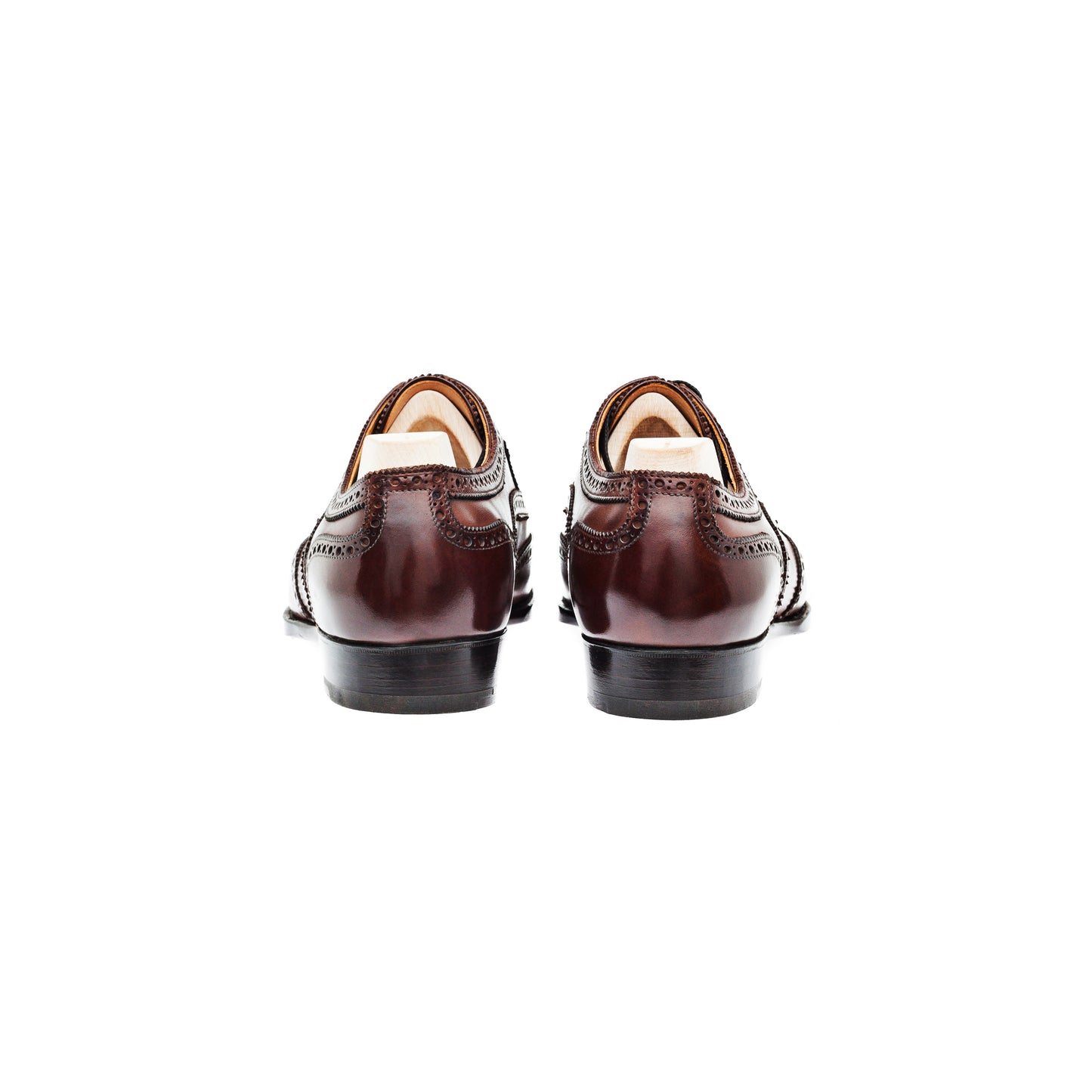 Long wing full brogue Oxford with gimped lines