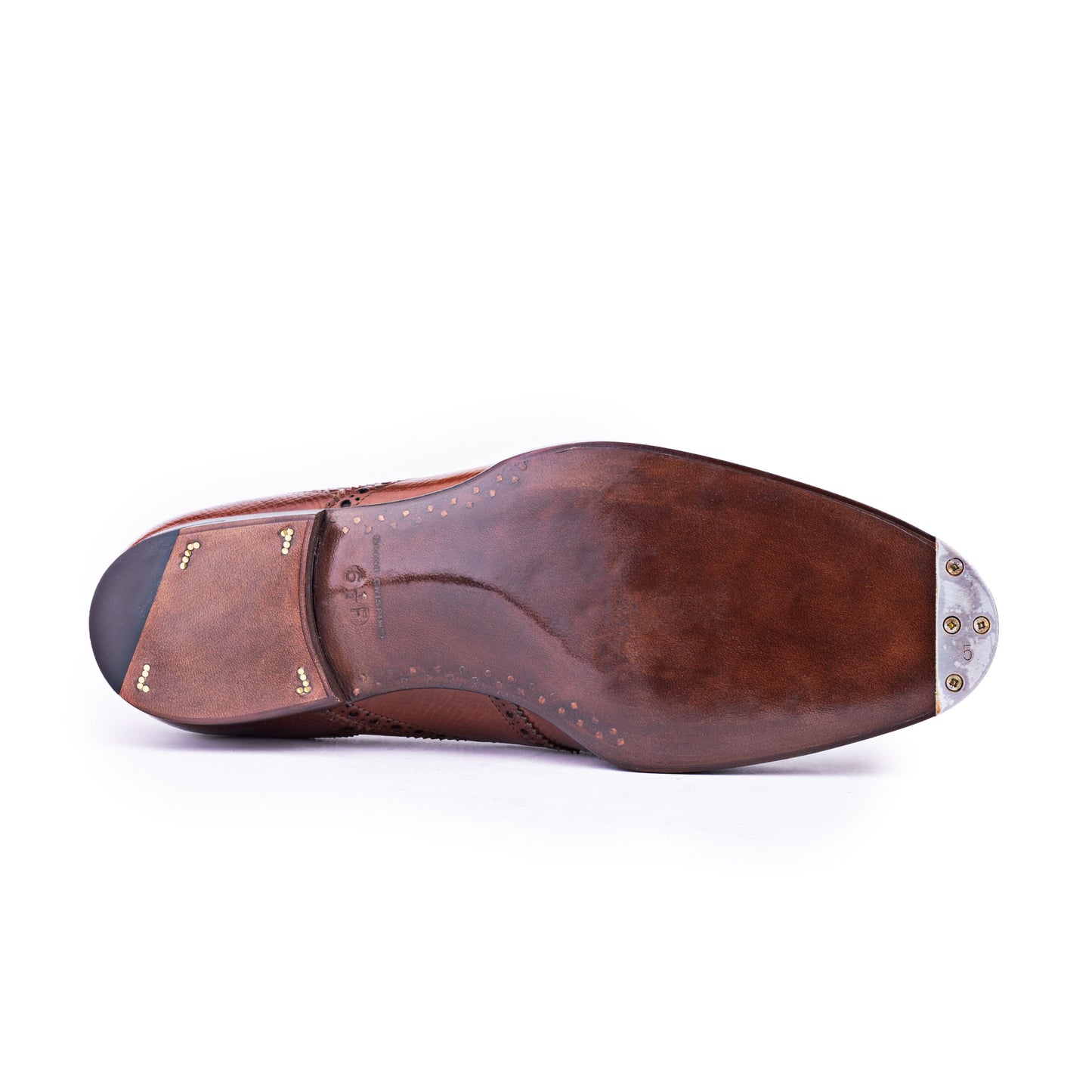 Special loafer with gimped and brogued lines