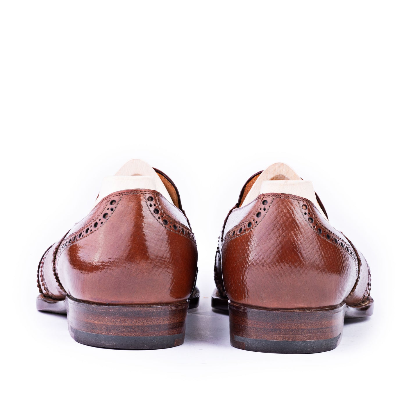 Special loafer with gimped and brogued lines