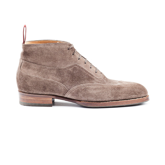 Oxford bootee, plain sewn wing tip