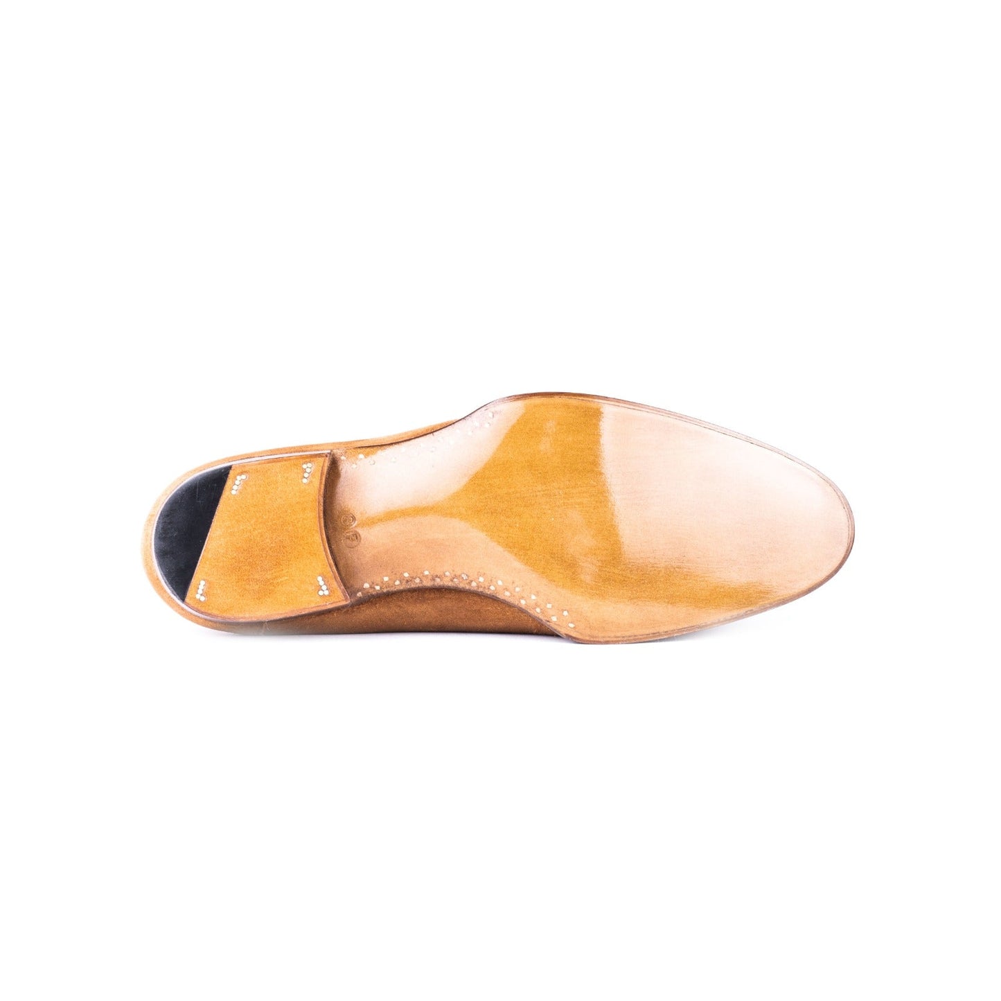 Five eyelet split toe Derby with hand stitched apron