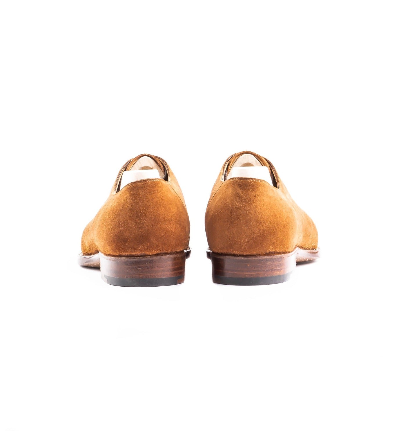 Five eyelet split toe Derby with hand stitched apron