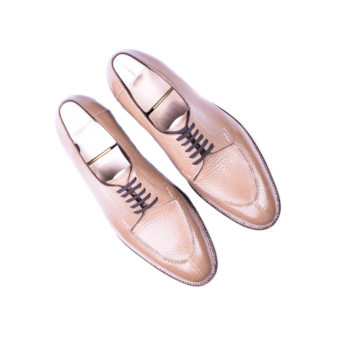 Five eyelet split toe Derby with hand stitched apron - last of line!
