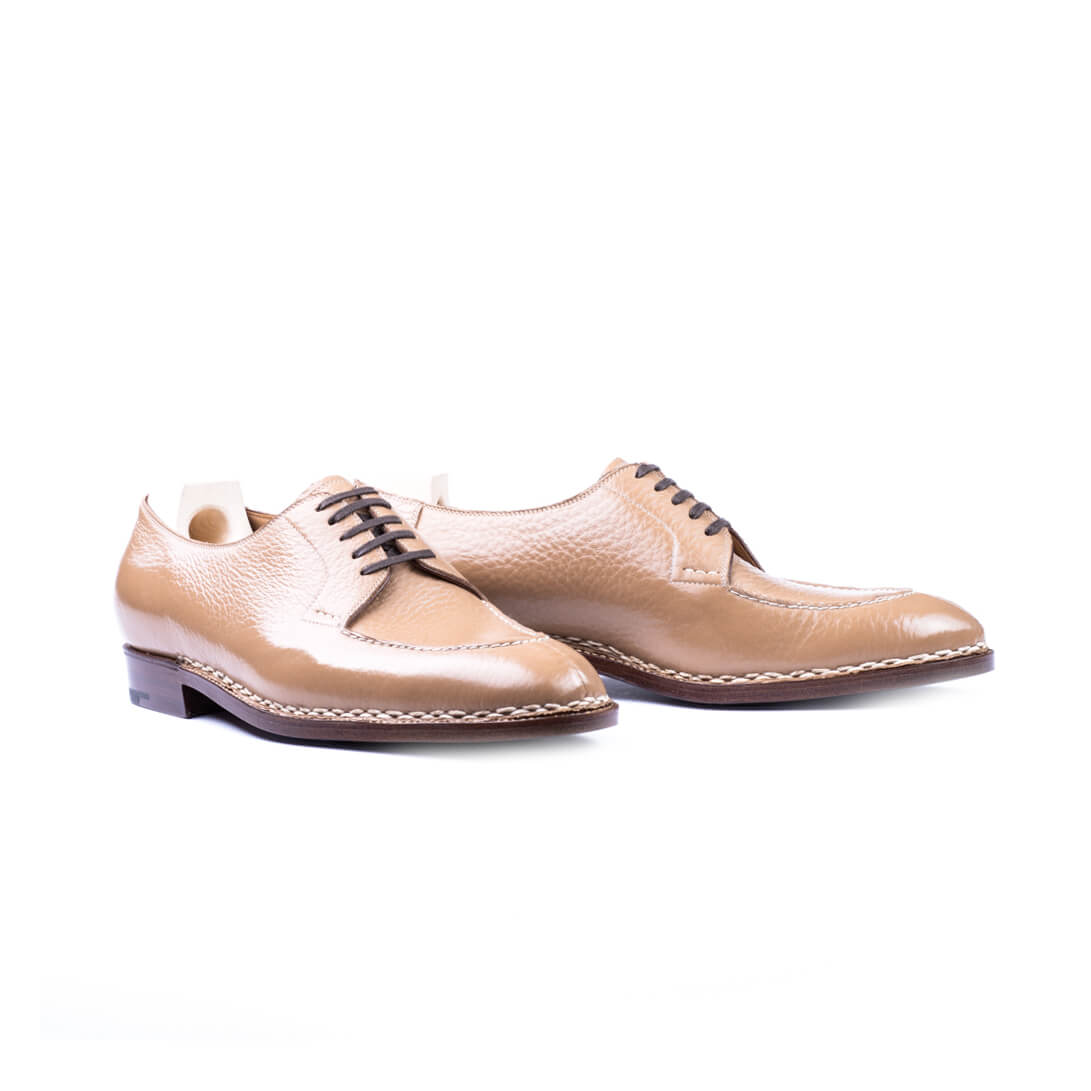 Five eyelet split toe Derby with hand stitched apron - last of line!
