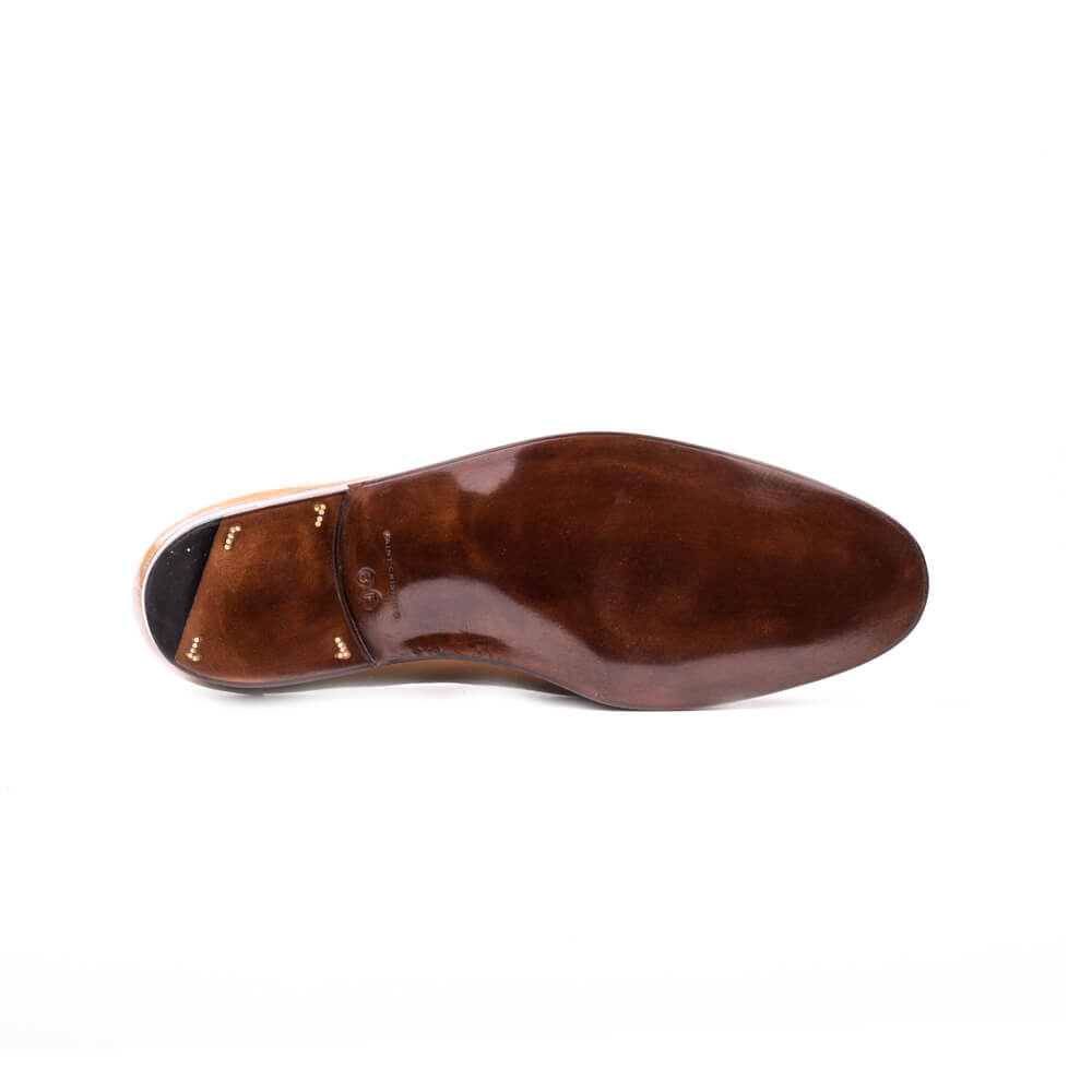 Five eyelet split toe Derby with hand stitched apron - last of line!