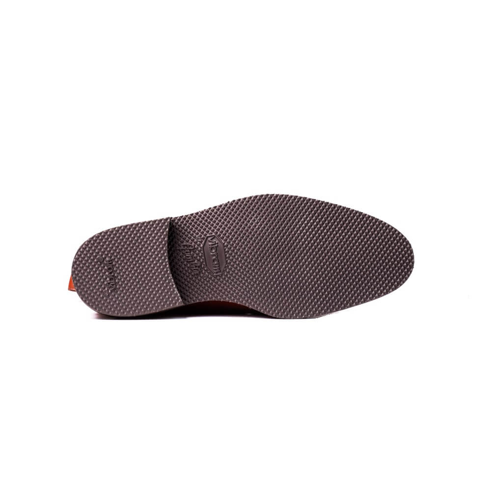 High cut derby boot, Norwegian sewn apron with middle tulip cut - 8F