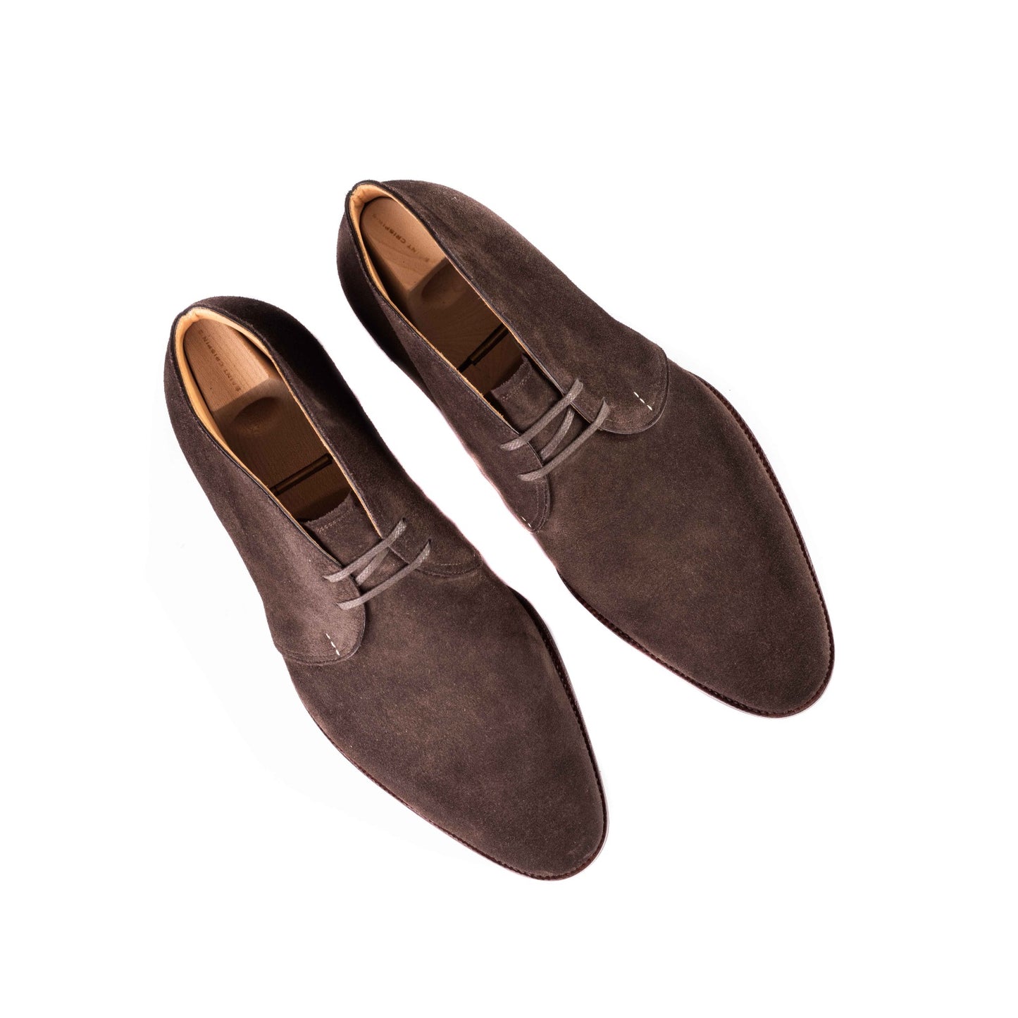 Chukka boots with two eyelets, curved topline - 7F