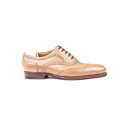 Long wing full brogue Oxford with gimped lines